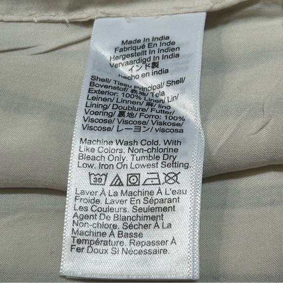 J. Crew Linen Striped Crewneck Vest - 16 - Picture 6 of 9